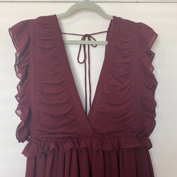 Storia Ruffle Mini Dress - Picture 3 of 9